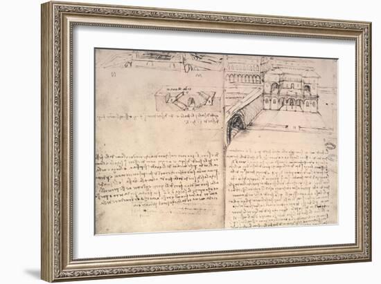 Staircase-Leonardo da Vinci-Framed Giclee Print