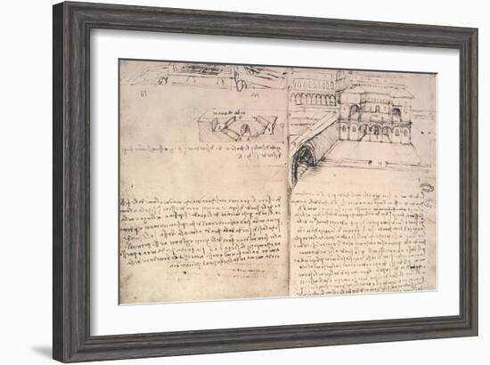 Staircase-Leonardo da Vinci-Framed Giclee Print