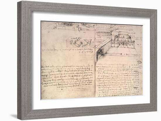 Staircase-Leonardo da Vinci-Framed Giclee Print