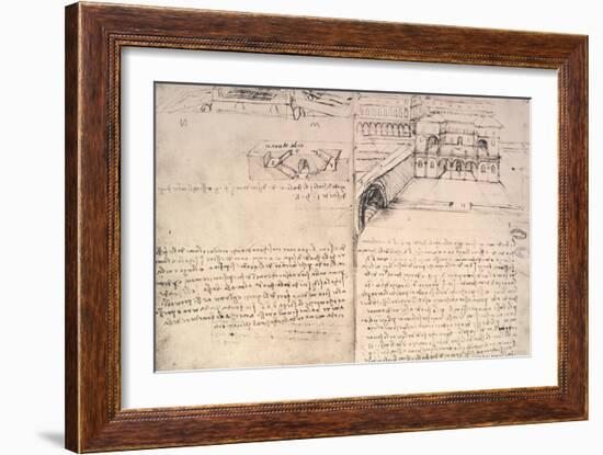 Staircase-Leonardo da Vinci-Framed Giclee Print