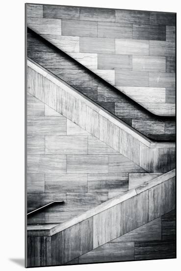 Staircases in the National Museum of the American Indian, in Washington, Dc.-Jon Bilous-Mounted Photographic Print