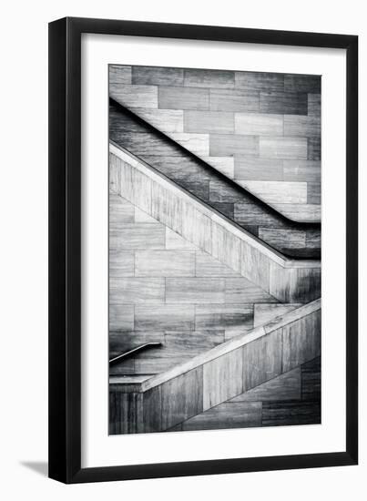 Staircases in the National Museum of the American Indian, in Washington, Dc.-Jon Bilous-Framed Photographic Print