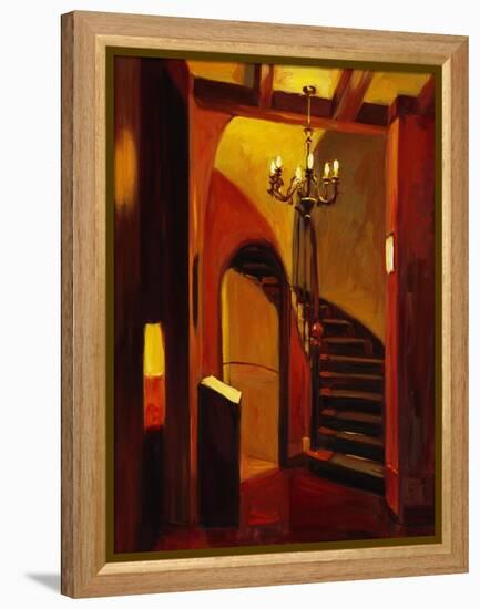 Stairs in Florence-Pam Ingalls-Framed Premier Image Canvas