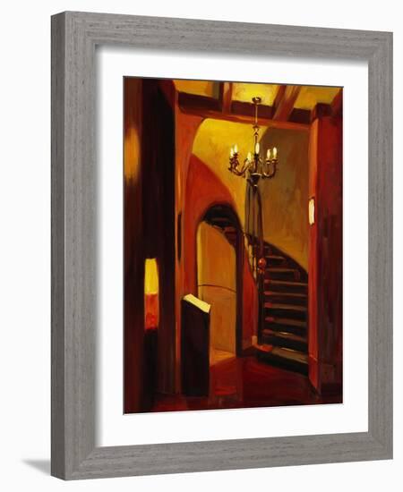 Stairs in Florence-Pam Ingalls-Framed Giclee Print