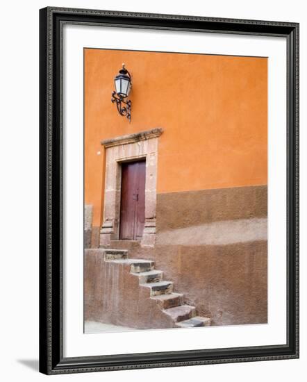 Stairs Leading In, San Miguel, Guanajuato State, Mexico-Julie Eggers-Framed Photographic Print