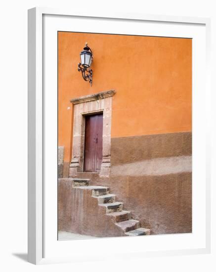 Stairs Leading In, San Miguel, Guanajuato State, Mexico-Julie Eggers-Framed Photographic Print