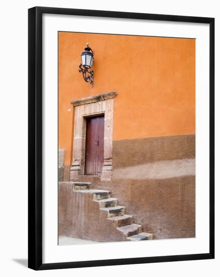 Stairs Leading In, San Miguel, Guanajuato State, Mexico-Julie Eggers-Framed Photographic Print