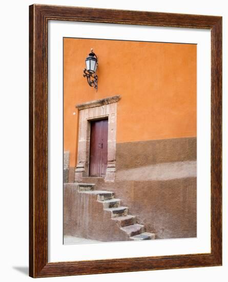 Stairs Leading In, San Miguel, Guanajuato State, Mexico-Julie Eggers-Framed Photographic Print