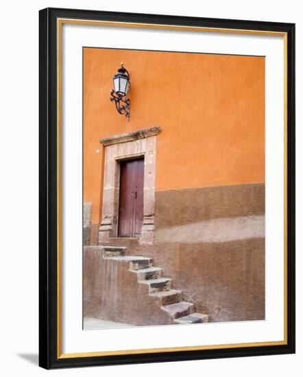 Stairs Leading In, San Miguel, Guanajuato State, Mexico-Julie Eggers-Framed Photographic Print