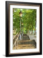 Stairs leading up to Montmartre-Sylvia Gulin-Framed Photographic Print