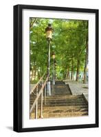 Stairs leading up to Montmartre-Sylvia Gulin-Framed Photographic Print