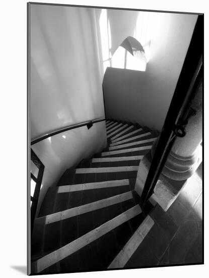 Stairs Mono-John Gusky-Mounted Photographic Print