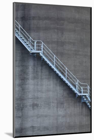 Stairs on Old Silo at Silo Park, Wynyard Quarter, Auckland, North Island, New Zealand-David Wall-Mounted Photographic Print