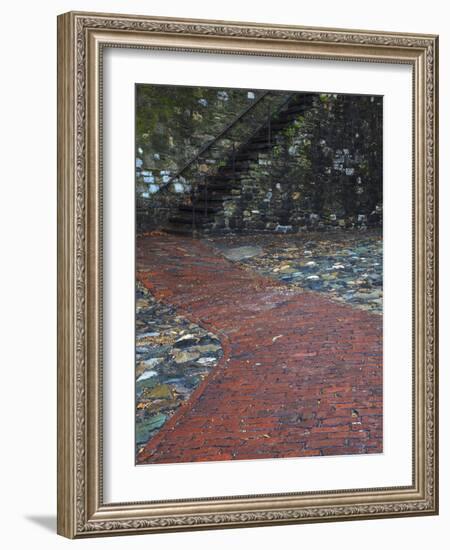 Stairs, Savannah, Georgia, USA-Joanne Wells-Framed Photographic Print