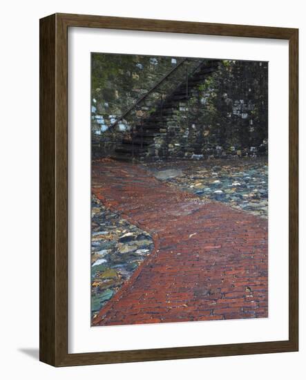 Stairs, Savannah, Georgia, USA-Joanne Wells-Framed Photographic Print