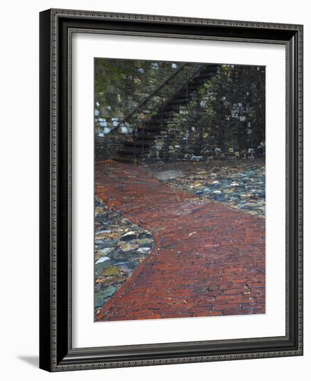 Stairs, Savannah, Georgia, USA-Joanne Wells-Framed Photographic Print