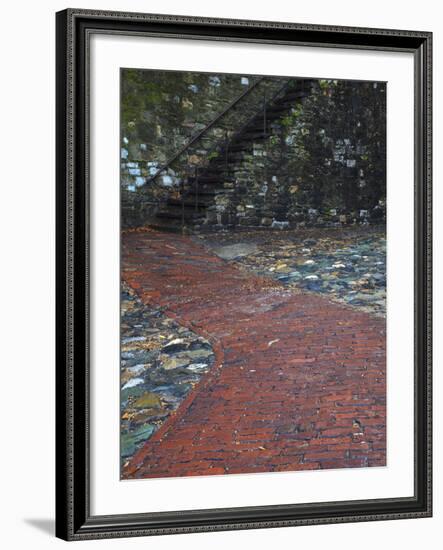 Stairs, Savannah, Georgia, USA-Joanne Wells-Framed Photographic Print