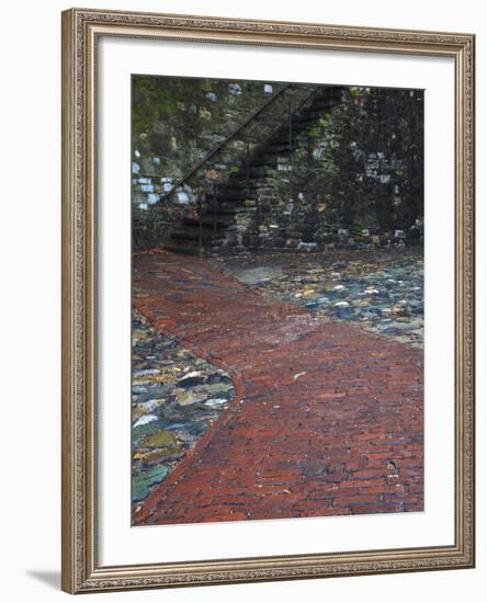 Stairs, Savannah, Georgia, USA-Joanne Wells-Framed Photographic Print