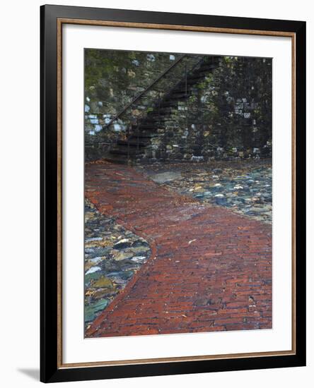 Stairs, Savannah, Georgia, USA-Joanne Wells-Framed Photographic Print