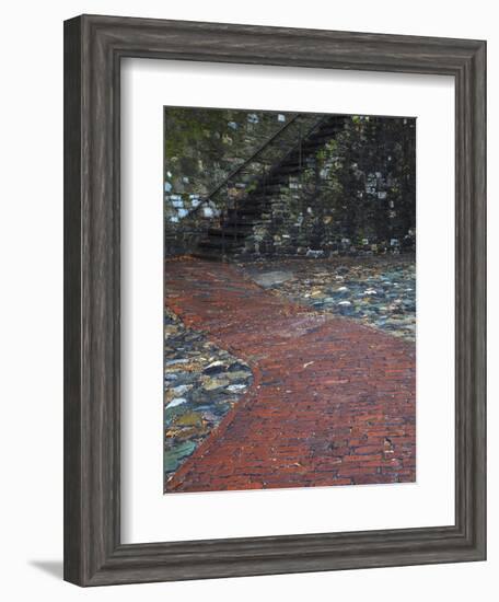 Stairs, Savannah, Georgia, USA-Joanne Wells-Framed Photographic Print