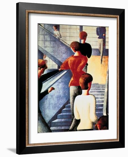 Stairs to the Bauhaus, 1932-Oskar Schlemmer-Framed Giclee Print