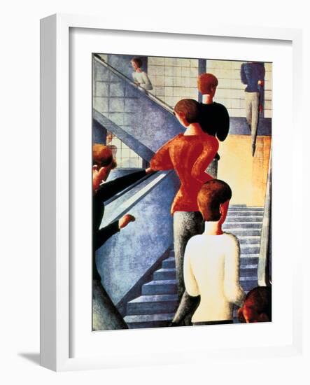 Stairs to the Bauhaus, 1932-Oskar Schlemmer-Framed Giclee Print