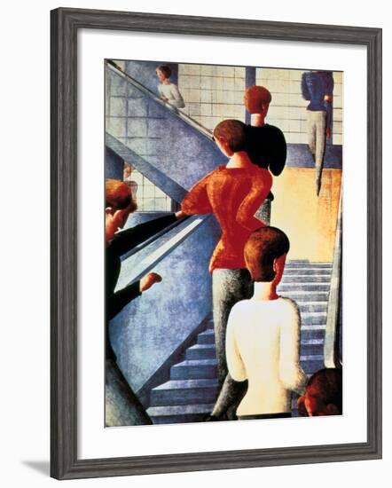 Stairs to the Bauhaus, 1932-Oskar Schlemmer-Framed Giclee Print