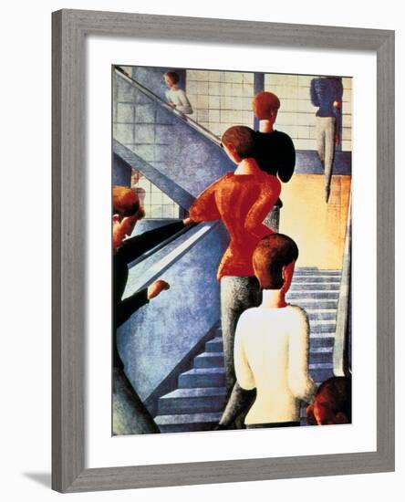 Stairs to the Bauhaus, 1932-Oskar Schlemmer-Framed Giclee Print