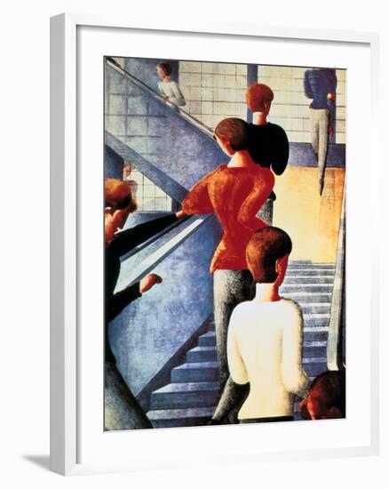 Stairs to the Bauhaus, 1932-Oskar Schlemmer-Framed Giclee Print