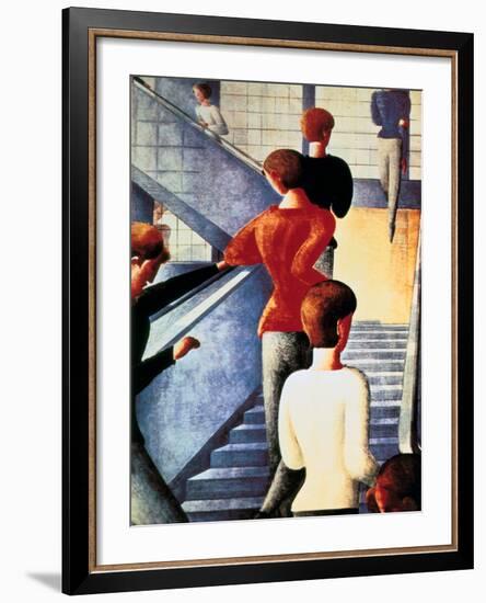 Stairs to the Bauhaus, 1932-Oskar Schlemmer-Framed Giclee Print