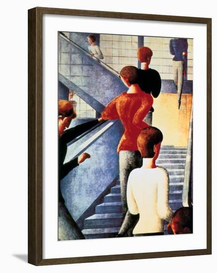 Stairs to the Bauhaus, 1932-Oskar Schlemmer-Framed Giclee Print