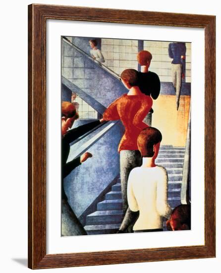 Stairs to the Bauhaus, 1932-Oskar Schlemmer-Framed Giclee Print