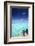 Stairs to the Ocean, Maldives, Indian Ocean-Sakis Papadopoulos-Framed Photographic Print