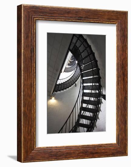 Stairs to the Top of the Saint Augustine Lighthouse, Florida, USA-Joanne Wells-Framed Photographic Print