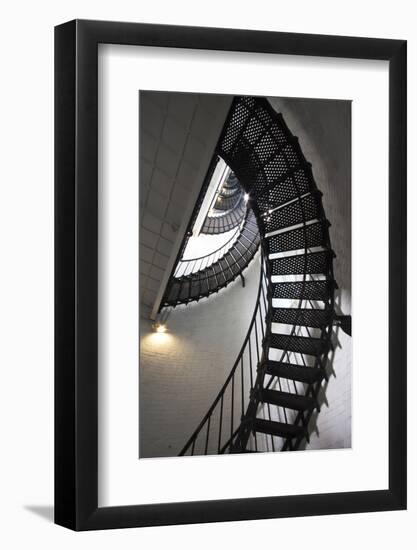 Stairs to the Top of the Saint Augustine Lighthouse, Florida, USA-Joanne Wells-Framed Photographic Print