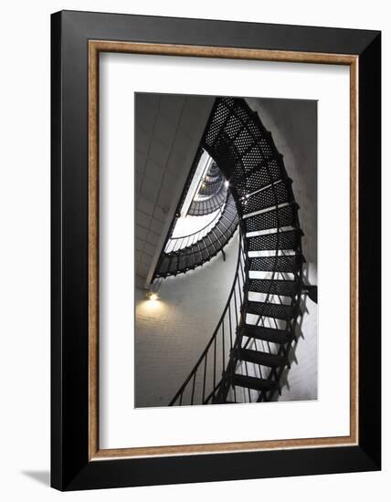 Stairs to the Top of the Saint Augustine Lighthouse, Florida, USA-Joanne Wells-Framed Photographic Print