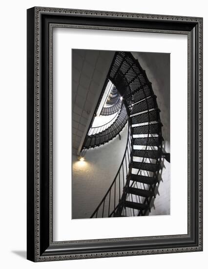 Stairs to the Top of the Saint Augustine Lighthouse, Florida, USA-Joanne Wells-Framed Photographic Print