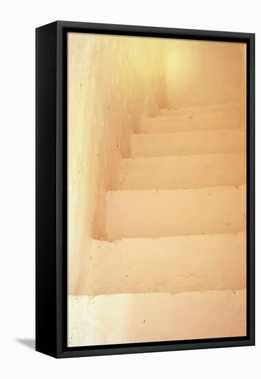 Stairs-Den Reader-Framed Premier Image Canvas