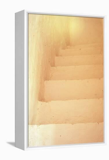 Stairs-Den Reader-Framed Premier Image Canvas