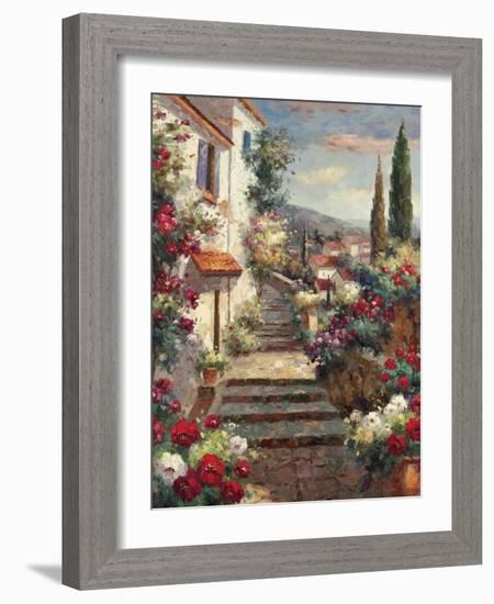 Stairstep Bouquets-Mauro-Framed Art Print