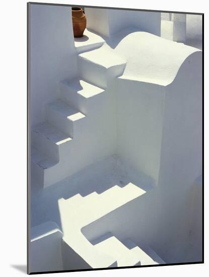 Stairway and Landing of a Whitewashed Church-Jonathan Hicks-Mounted Photographic Print