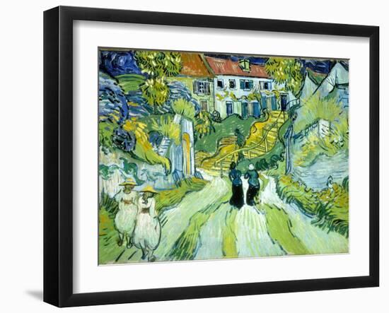 Stairway at Auvers, July 1890-Vincent van Gogh-Framed Giclee Print