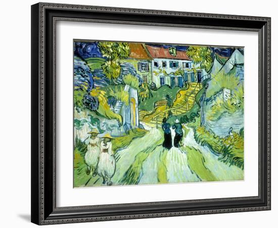 Stairway at Auvers, July 1890-Vincent van Gogh-Framed Giclee Print