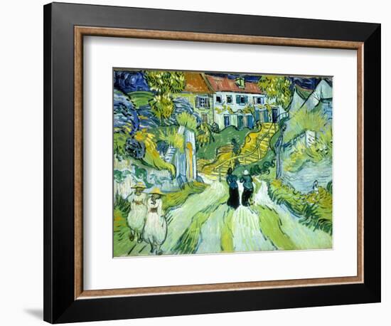 Stairway at Auvers, July 1890-Vincent van Gogh-Framed Giclee Print