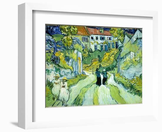 Stairway at Auvers, July 1890-Vincent van Gogh-Framed Giclee Print