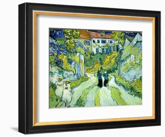 Stairway at Auvers, July 1890-Vincent van Gogh-Framed Giclee Print