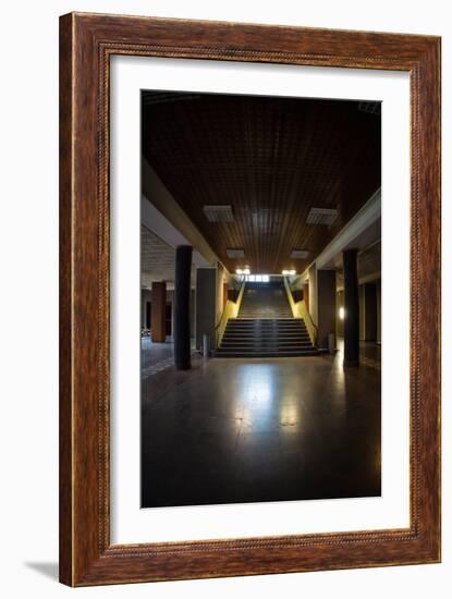 Stairway in Office Building-Nathan Wright-Framed Photographic Print