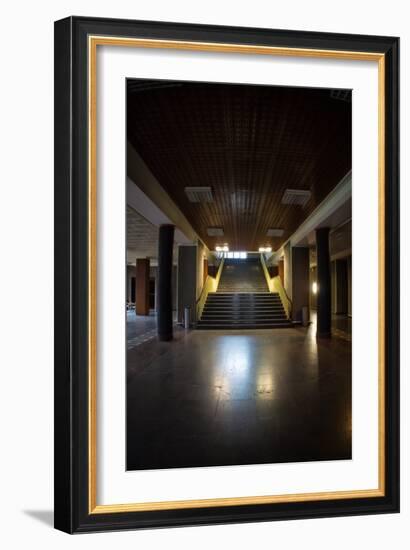 Stairway in Office Building-Nathan Wright-Framed Photographic Print