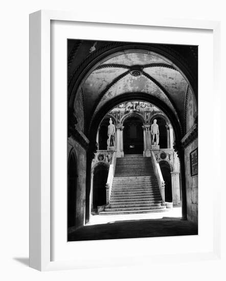 Stairway of the Giants Inside the Doge's Palace-null-Framed Photographic Print