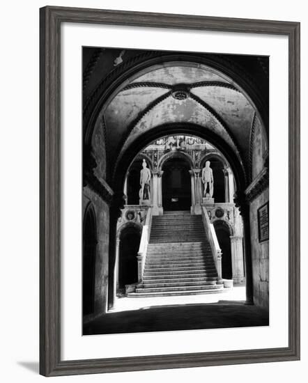 Stairway of the Giants Inside the Doge's Palace-null-Framed Photographic Print